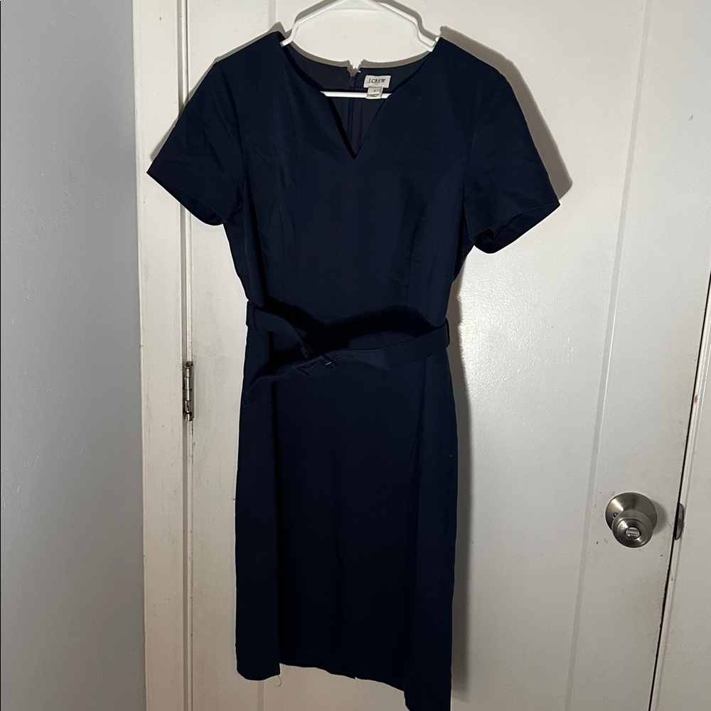 J. Crew Navy Blue Dress